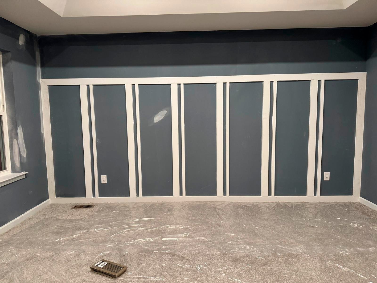 Accent Wall with Dark Slats