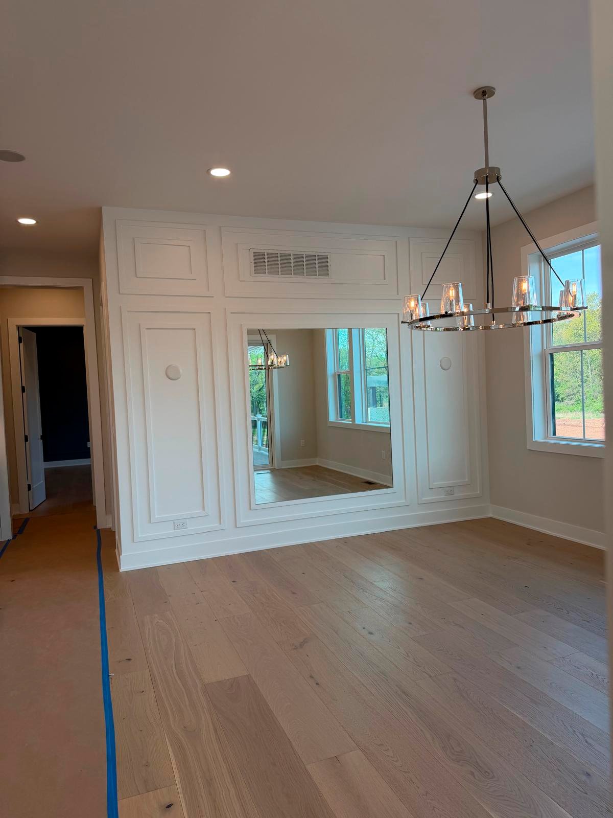 Dark Coffered Ceiling