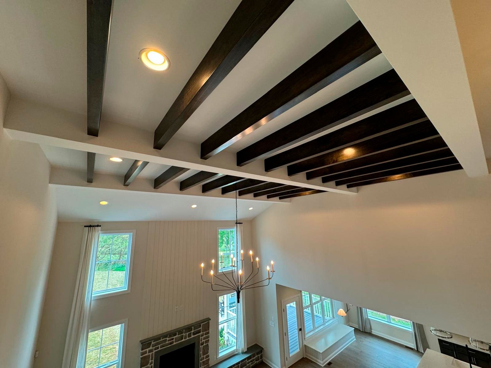 Exposed Beam Ceiling Detail