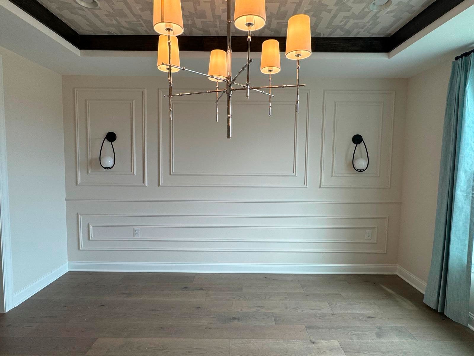 Classic Wall Paneling with Molding